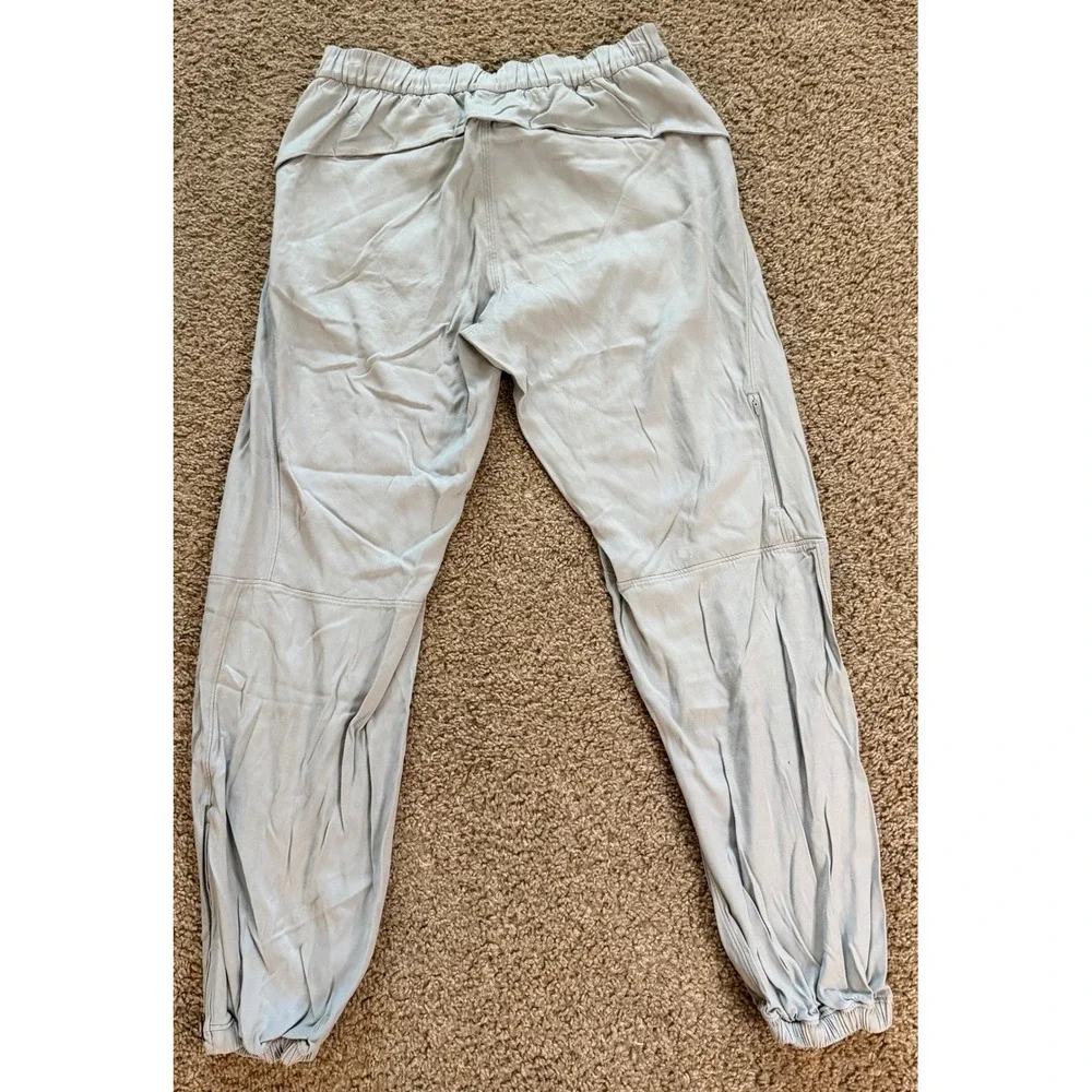 Lululemon Womens Essential Affinity Mid Rise Jogger Size 6 Zippered Ankle Cuffs